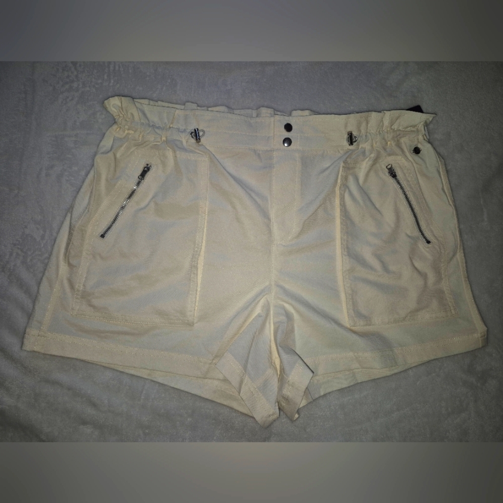 Calia Journey Collection Cream High Waist Shorts